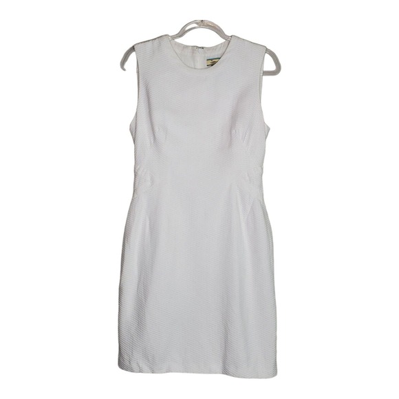 Issa London Dresses & Skirts - Issa London Womens sleeveless Round Neck White Day Dress Size 10